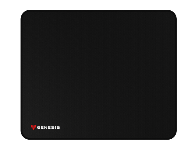 GENESIS Carbon 500 M Logo. Width: 250 mm, Depth: 300 mm. Product colour: Black, Surface coloration: Monochromatic, Material: Fabric,  Rubber, Gaming mouse pad