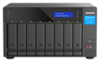 NAS QNAP H874 8-Bay, CPU Intel® Core™ i7 12-core 20-thread Processor, RAM 32GB (2x 16GB) DDR4 SODIMM (Max. 64GB), 8 x 2.5"/3.5" SATA 6Gbps + 2 x M.2 2280 NVMe HDD (neincluse),  LAN: 2 x 2.5GbE (2.5G/1G/100M/10M), Tower, Single PSU, 350W, garantie 3 ani