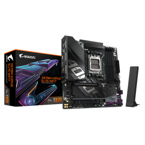 Placa de baza Gigabyte X870M AORUS ELITE WIFI7, Socket AM5, DDR5, Micro-ATX