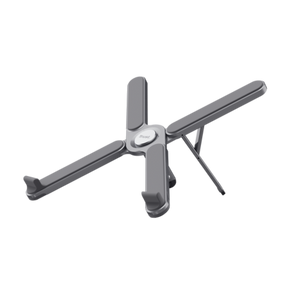 Stand laptop Trust Macy Foldable, ajustabil pe inaltime: 7 trepte, , dimensiune maxima laptop 17", greutate maxima suportata 20kg, material aluminiu