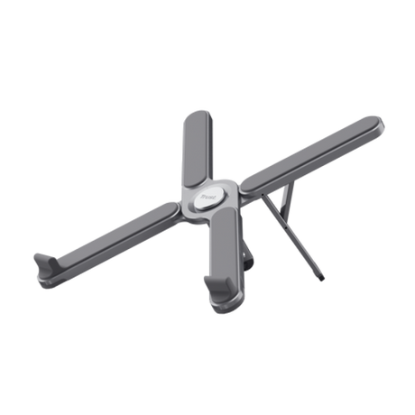 Stand laptop Trust Macy Foldable, ajustabil pe inaltime: 7 trepte, , dimensiune maxima laptop 17", greutate maxima suportata 20kg, material aluminiu
