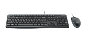 Tastatura LOGITECH Desktop MK120, USB, Negru