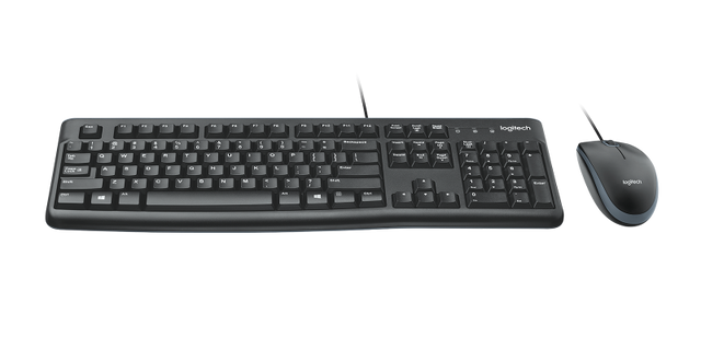 Tastatura LOGITECH Desktop MK120, USB, Negru