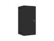 Dulap rack 10" perete 12U / 280x310 pentru auto-asamblare, cu ușă metalică, negru  (flat pack)