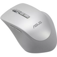 Mouse wireless ASUS WT425 (PN 90XB0280-BMU0L0), culoare Silver, rezoluţie 1000/1600 dpi comutabil, conectivitate RF 2.4GHz cu dongle USB, ergonomie pentru mâna dreaptă, clicuri silenţioase, dimensiuni 106,84×74,73×39,13 mm, greutate 82 g (cu baterie), alimentare 1× baterie AA, compatibil Windows
