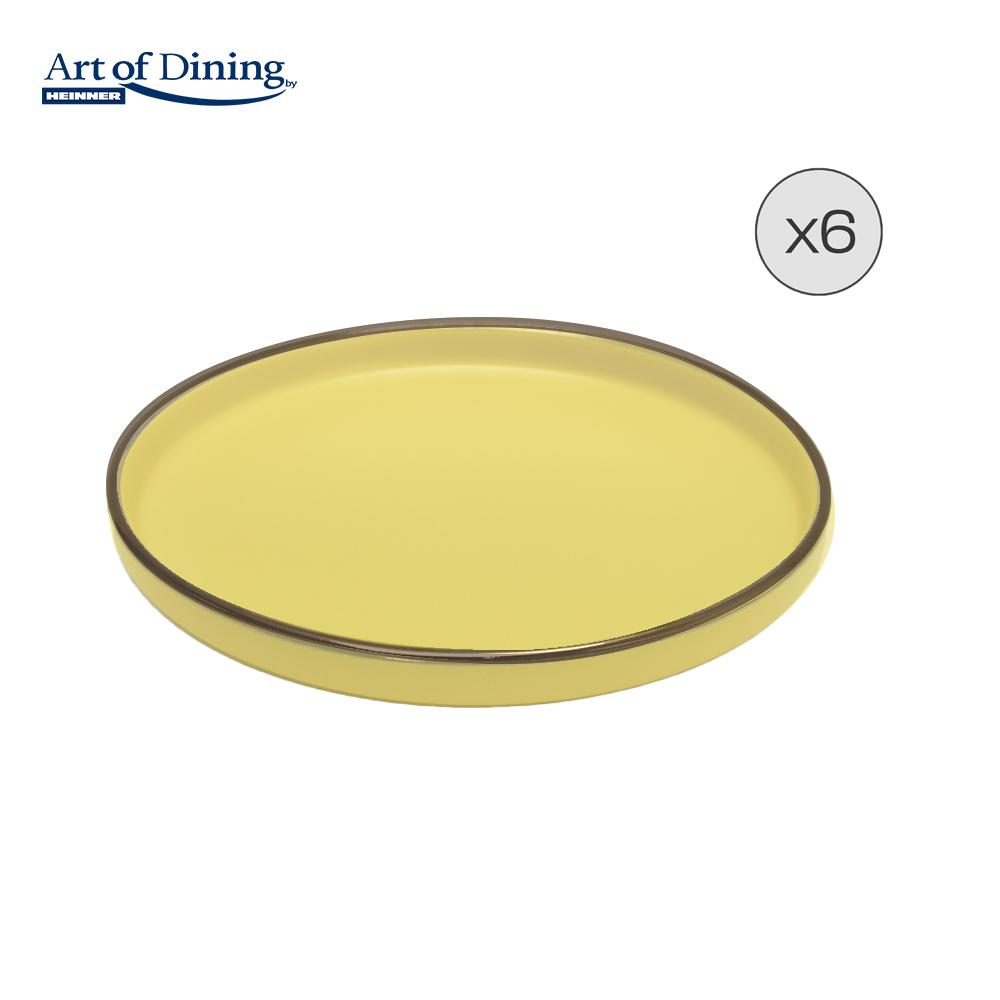 SET 6 FARFURII DESERT CERAMICA 20 CM, MEDEEA, ART OF DINING