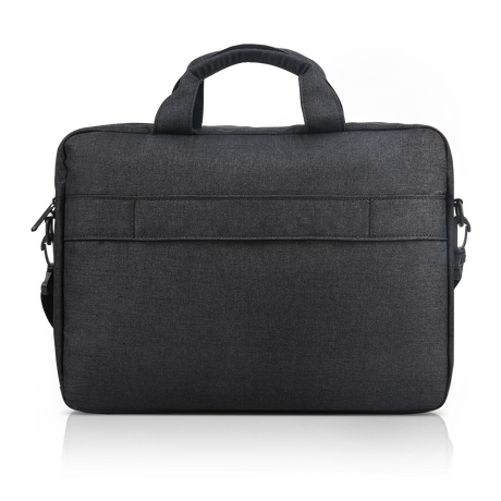 Geanta laptop Lenovo Casual Toploader T210, 15.6", Black, rezistent la apa, compartiment accesorii, compartiment laptop captusit, Material: Textil, Dimensiuni externe: 362 x 22 x 250 mm, Greutate: 465g