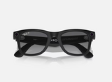 Ray-Ban Meta Wayfarer AI Glasses Matte Black/Polar Gradient Graphite