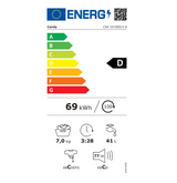 Masina de spalat rufe Candy Smart CS4 1072/1-S, SLIM, 7 kg, 1000 rpm, Clasa D, Easy Iron, Kg Detector, Alb