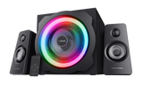 Sistem 2.1Trust GXT629 Tytan cu fir, USB 2.1, putere maxima RMS 120W, frecventa raspuns 20 Hz - 20.000 Hz, negru