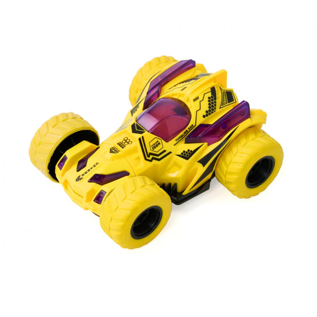 MASINA PENTRU CASCADORII, OFF-ROAD, 360 DE GRADE, MOMKI, GALBEN