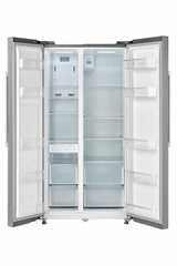 Side by Side HEINNER HSBS-M548NFINVXE++, No Frost, 548 L, Clasa E, Aspect Inox
