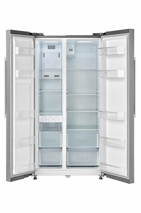Side by Side HEINNER HSBS-M548NFINVXE++, No Frost, 548 L, Clasa E, Aspect Inox