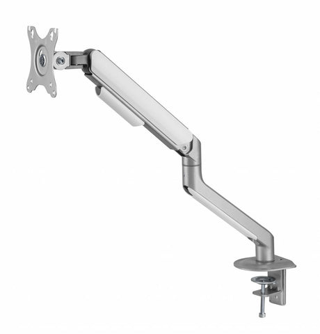Suport monitor Serioux MM63-C012, compatibilitate  dimensiune ecran 17"-32", greutate maximă suportata: (per ecran): 2~9kg, VESA: 75x75, 100x100, inclinare: +55°~-55°, pivotare: +90°~-90°, rotația ecranului: + 180°~-180°, instalare: clemă, grommet