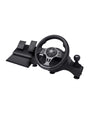 Volan racing Trust GXT 289 Movi Movi, conectivitate cu fir, 25 de butoane, console compatibile Nintendo Switch, Xbox Series S, Xbox Series X, Xbox One X, Xbox One S, Xbox One, PS4, PS4 Original, PS4 Pro, PS4 Slim, negru