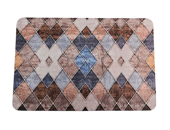 Covoras printat 40x60 Tile, cauciuc antialunecare