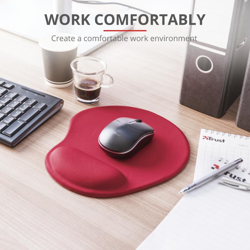 Mouse pad Trust BigFoot Mouse Pad, Small, red