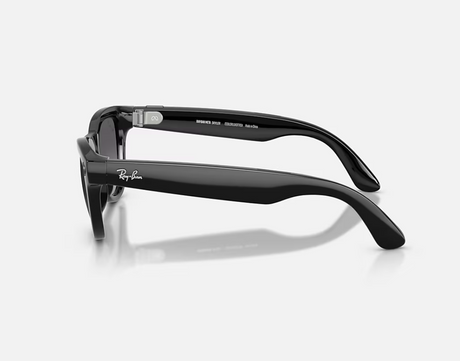 RayBan Meta SKYLER High Bridge Fit - Shinny Black - Graphite Gen2