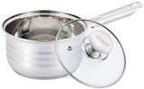 CASEROLA INOX+CAPAC 16X9.5 CM, 1.9L, MYRA, COOKING  BY HEINNER