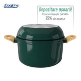 SET 8 PIESE DIN ALUMINIU FORJAT MARBELLA VERDE, COOKING BY HEINNER