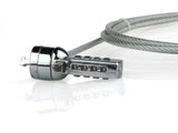 Cablu de securitate laptop Natec, lungime cablu 180 cm, material metal, gri