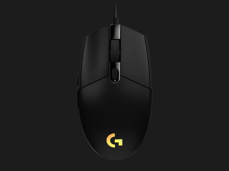 Logitech mouse cu fir G102 RGB, 6 butoane, 8000 dpi, senzor optic, USB, negru