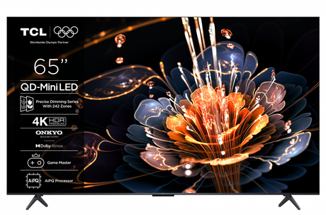 Televizor TCL Mini LED 65C61KS, 164 cm, Smart Google TV, 4K Ultra HD, (Model 2025)