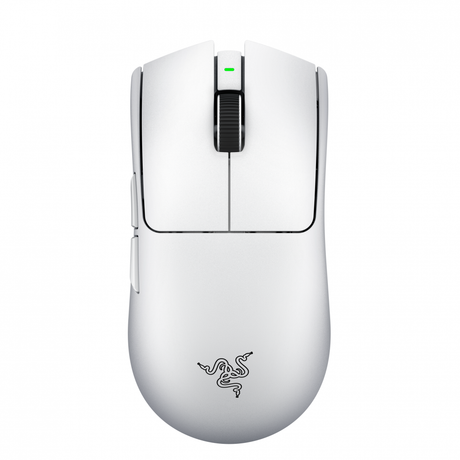 Mouse wireless Razer Viper V4 Pro, Razer™ Focus Pro 50K Optical Sensor Gen-3, durata de viata baterie pana la 180 ore, switch Razer™ Optical Mouse Switches Gen-4, alb