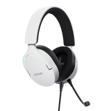 Casti gaming TrustGXT 490P Fayzo cu fir, interfata USB 2.0, frecventa de raspuns 20 Hz - 20.000 Hz, sensivitate 100 dB, alb