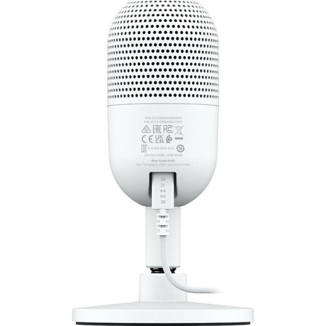 Microfon Razer Seiren V3 Mini White USB, frecventa raspuns 20 Hz - 20000 Hz, sensibilitate 110 dB (THD > 1% at 1 kHz), alb
