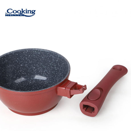 CASEROLA ALUMINIU+CAPAC 16x8CM, 1.3 L, CALABRIA, COOKING BY HEINNER