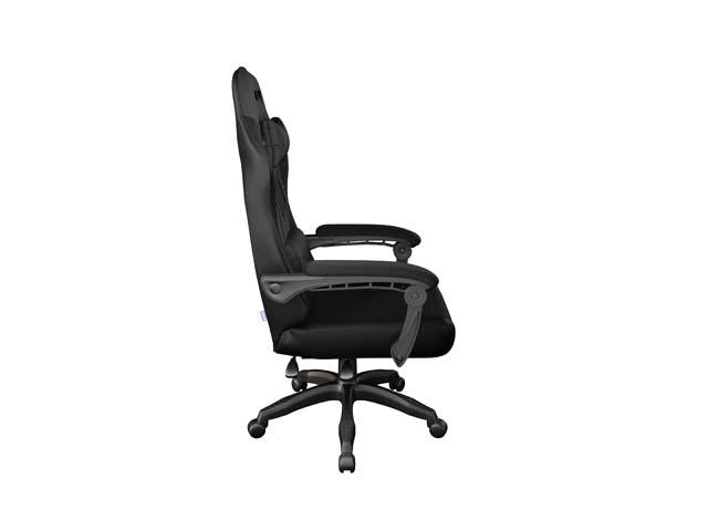 Scaun gaming FURY SHINAI S2, material piele ecologica+fabric, reglabil pe inaltime, greutate maxima suportata 120 kg, inaltime scaun reglabil 42 - 49 cm, spatar ajustabil 135°, dimensiuni roti 51mm, echipat cu piston cu gaz clasa 3, negru