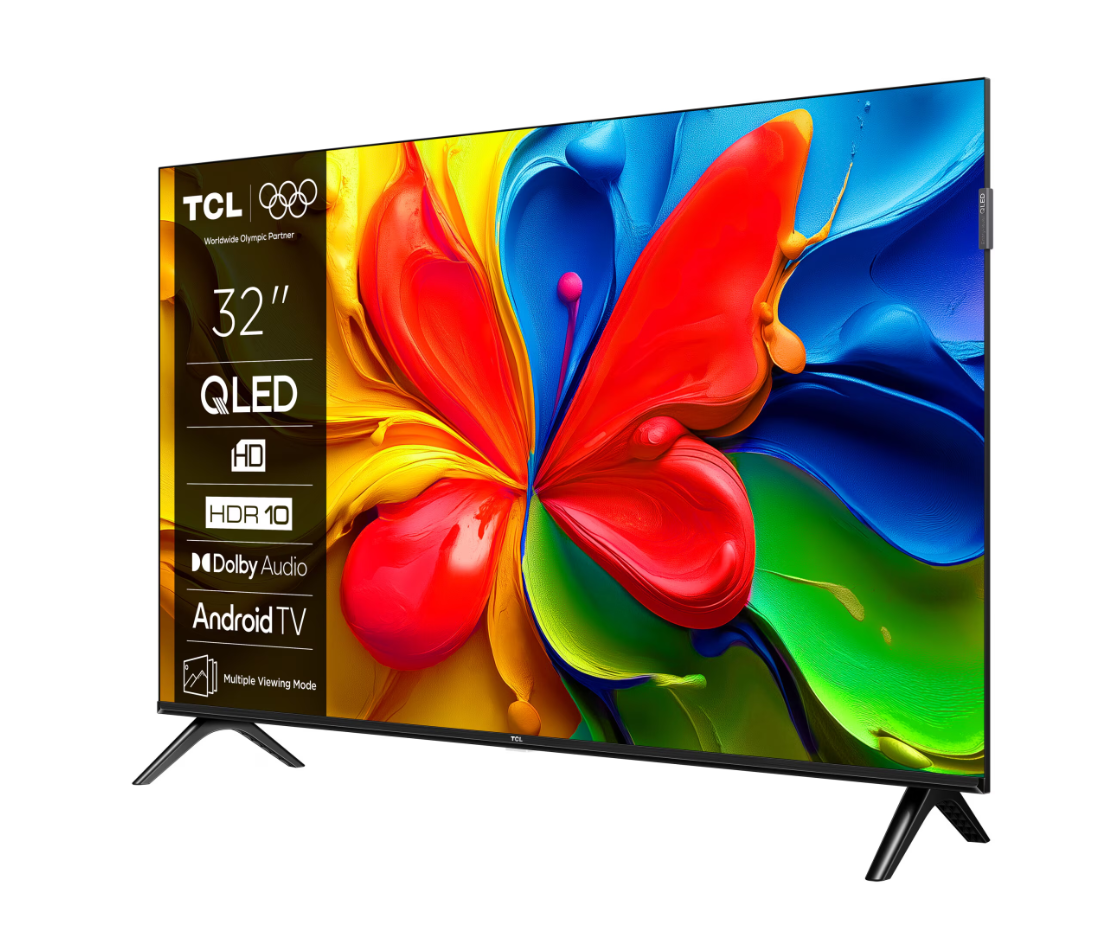 Televizor TCL QLED 32S41K, 80 cm, Smart Android TV, HD