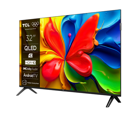 Televizor TCL QLED 32S41K, 80 cm, Smart Android TV, HD
