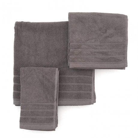 Prosop de baie Soft Grey, bumbac 500 gr, 30x50 cm