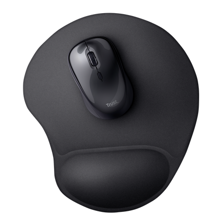 Mousepad cu gel Trust Bigfoot, dimensiuni 16 x 205 x 236, negru