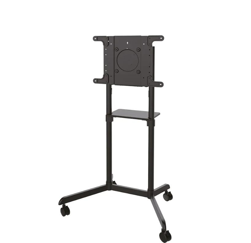 Stand mobil de podea, Neomounts by Newstar NS-M1250BLACK, 37"-70", VESA max. 600x400, suporta pana la 70kg, inclinatie 5°, rotatie 90°, negru
