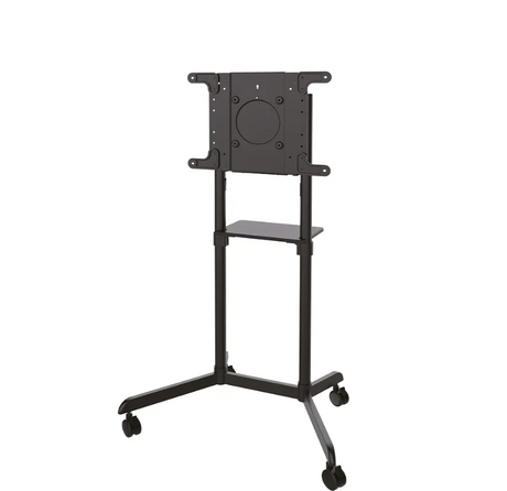 Stand mobil de podea, Neomounts by Newstar NS-M1250BLACK, 37"-70", VESA max. 600x400, suporta pana la 70kg, inclinatie 5°, rotatie 90°, negru