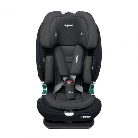 Scaun auto I-size U-Grow Goldfix Plus, isofix, 76-150 cm (9-36 kg), boxa bluetooth , negru