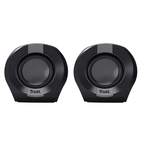 Boxe Trust Polo 2.0 cu fir, putere maxima 8W, audio input 3.5mm, negru