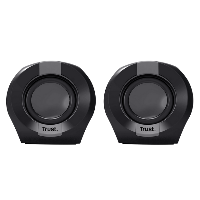 Boxe Trust Polo 2.0 cu fir, putere maxima 8W, audio input 3.5mm, negru