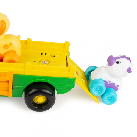 TRACTORAS CU REMORCA, ANIMALUTE SI SUNETE, JOHN DEERE