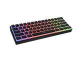 Tastatura gaming mecanica wireless Genesis Thor 660 G2 60% , iluminare RGB, switch-uri Brown, 61 taste, 13 butoane multimedia, negru