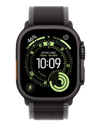 Apple Watch Ultra 3 GPS + Cellular 49mm Black Titanium Case with Black/Charcoal Trail Loop - M/L