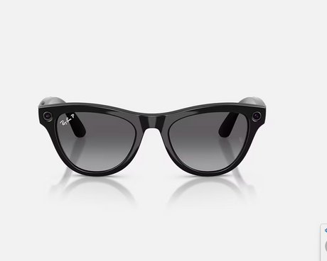 RayBan Meta SKYLER High Bridge Fit - Shinny Black - Graphite Gen2