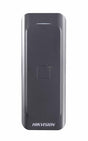 Card reader Hikvision, DS-K1802E; Reads EM card; Card Reading Frequency: 125KHz; Processor: 32-bit; Reading Range: ≤50mm (≤1.97"); Supports Wiegand(W27/W35) protocol, Dust-proof, IP 65.