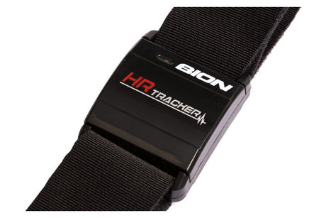Bratara smart Bion cu senzor de ritm cardiac, tehnologie ANT+ si BLE 4.0, compatibil smartphone/echipament fitness, indicator baterie. Contie: senzor, adaptor de incarcare, bratara din material textile, cablu micro USB, manual de instructiuni.