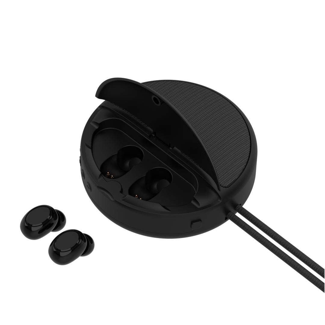 Casti Akai BTE-J500BT wireless, bluetooth 5.4, capacitate baterie in standby pana la 48 ore, raspuns in frecventa 20Hz la 20KHz, negru