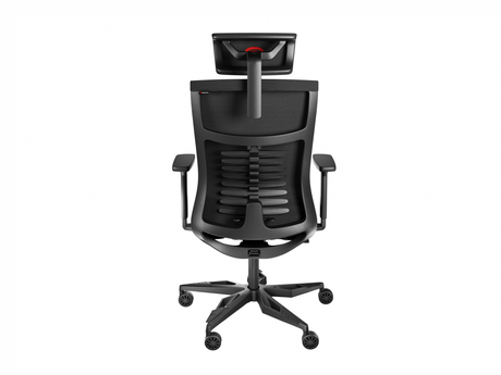 Scaun gaming Genesis ASTAT 700 G2, material textil, reglabil pe inaltime, greutate maxima suportata 120 kg, inaltime scaun reglabil 44.5- 51.5 cm, tesatura Mesh PureFlow™ Plus, tetiera si cotiere ajustabile 3D, negru