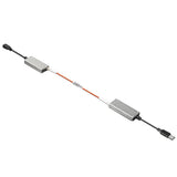 Lindy 200m Fibre Optic USB 2.0 Extender, latime de banda suportata 480Mbps, distanta maxima 200m, gri